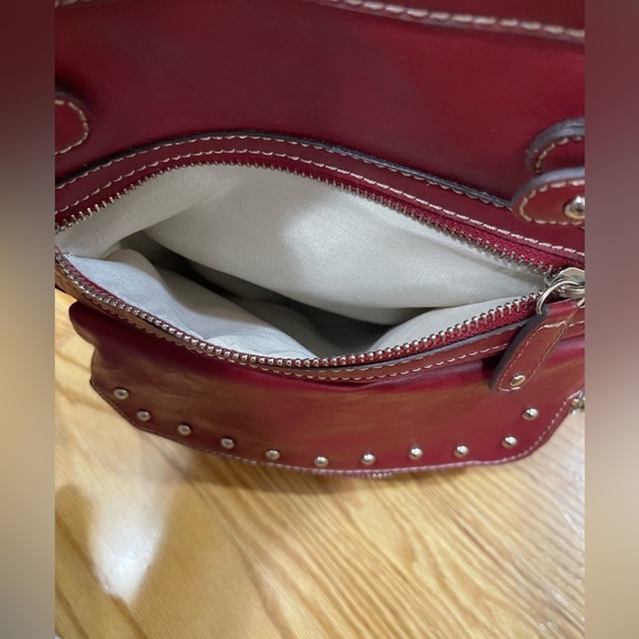 Nine West Crossbody Red Studded - Picture 5 of 11